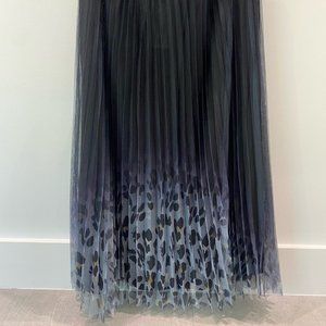 DR2 - Ombre Black & Leopard Skirt (Size: XL)